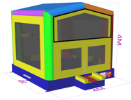 Inflatable Module Bounce House 13x13x13FT (Copy)