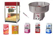 Cotton Candy & Popcorn Machine Package