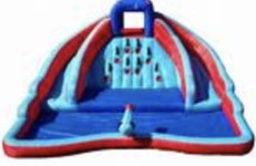Climbing Wall Water Slide 13Lx11Wx8H
